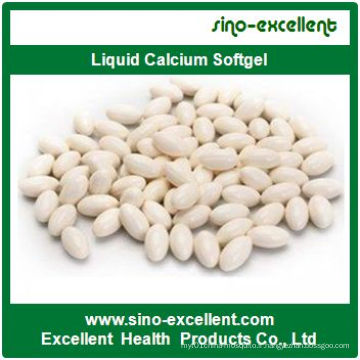 Capsules molles de Softgel de calcium liquide